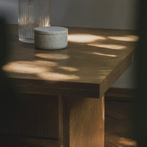 Minimalistyczny stolik ze sklejki brzozowej, styl japoński, meble ze sklejki